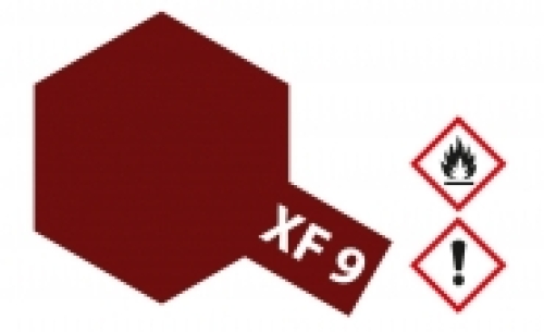 Tamiya XF-9 hull red acrylic paint 23 ml (GP 1L= 216,96€)