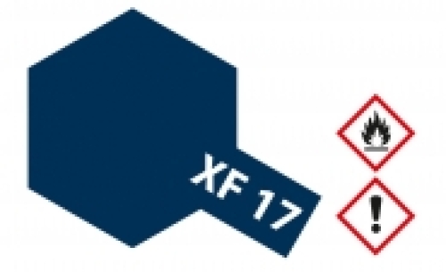 Tamiya XF-17 sea blue acrylic paint, 23 ml (GP 1L= 216,96€)