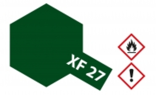 Tamiya XF-27 black green acrylic paint, 23 ml (GP 1L= 216,96€)