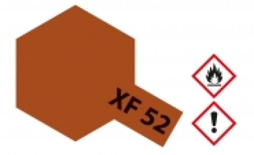 Tamiya XF-52 flat earth acrylic paint, 23 ml (GP 1L= 216,96€)