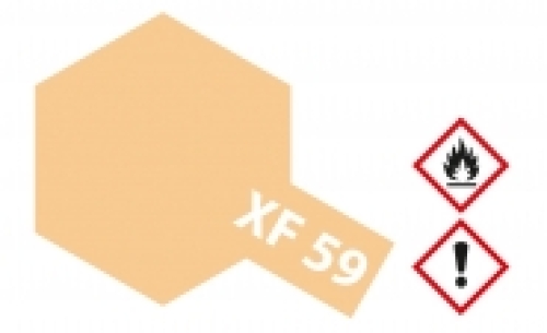 Tamiya XF-59 desert yellow acrylic paint, 23ml (GP 1L= 216,96€)
