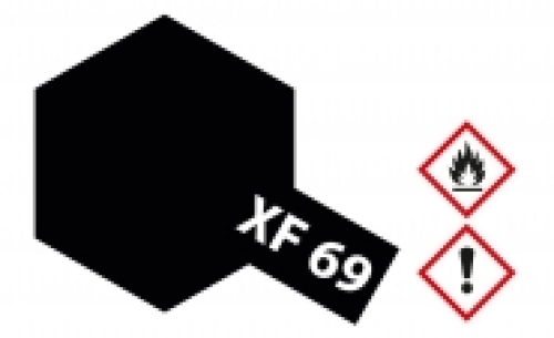 Tamiya XF-69 nato black acrylic paint 23ml (GP 1L= 216,96€)