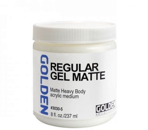 Golden transparent matte gel "Regular Gel Matte" Series C, 237ml (g.P. 1L=72,57€)