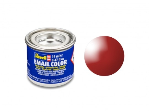 Enamel Color Fire Red, glossy, 14ml, RAL 3000 (GP 1L= 228,57€)