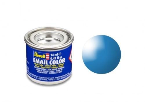 Enamel Color light blue, glossy, 14ml, RAL 5012  (GP 1L= 228,57€)