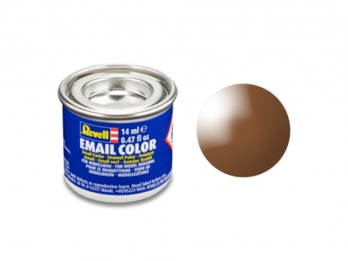 Enamel Color clay brown, glossy, 14ml, RAL 8003  (GP 1L= 228,57€)