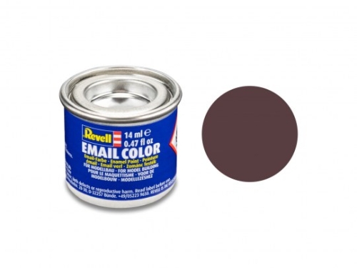 Enamel Color Leather Brown, matt, 14ml, RAL 8027  (GP 1L= 228,57€)