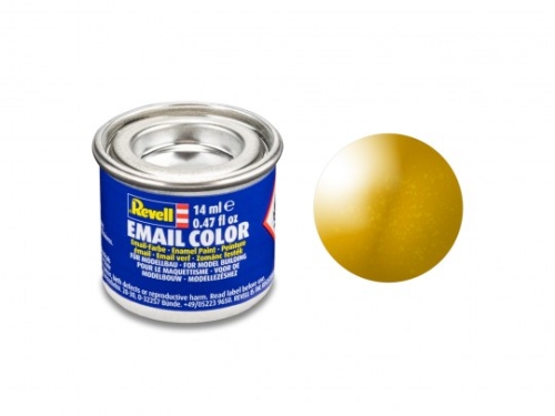 Enamel Color brass, metallic, 14ml  (GP 1L= 228,57€)