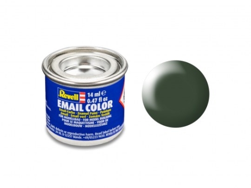 Enamel Color dark green, satin, 14ml, RAL 6020 (GP 1L= 228,57€)