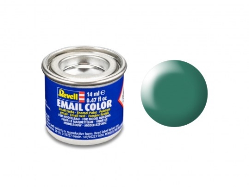 Enamel Color Patina Green, satin, 14ml, RAL 6000  (GP 1L= 228,57€)