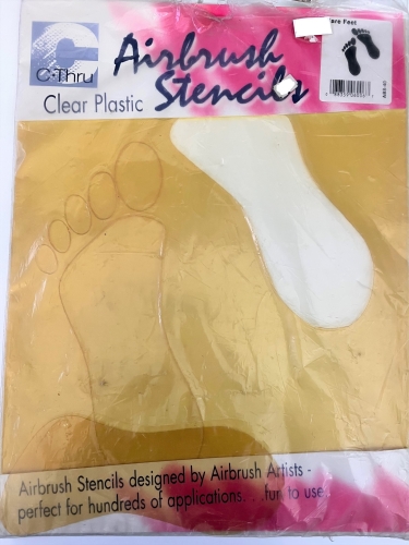 Airbrush Stancils "Bare Feet"