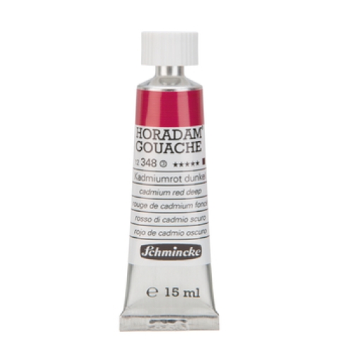 Schmincke Horadam Gouache 15ml Kadium Red Dark 348 Series 3 (g.P. 1L=663,33€)
