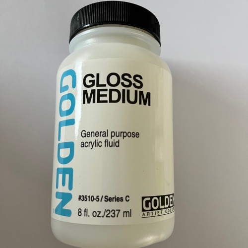 Golden Acrylic Fluid "Gloss Medium" Series C, 237ml (g.P. 1L=75,53€)