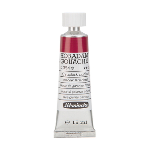 Schmincke Horadam Gouache 15ml Madder Varnish Dark 254 Series 2 (g.P. 1L=530€)