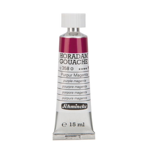 Schmincke Horadam Gouache 15ml Purple Magenta 358 Series 3 (GP 1L=663,33€)