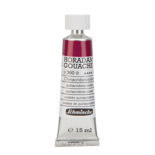 Schmincke Horadam Gouache 15ml Chinacridonviolett 360 Serie 2 (g.P. 1L=530€)