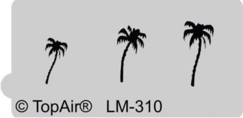 Airbrush Schablone "Palmen"  130 x 65 mm