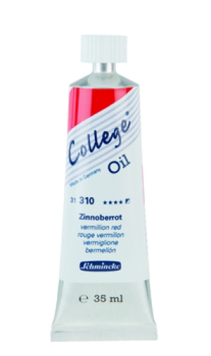 Schmincke College Oil Color Vermilion 35ml tube (g.P.1L=117,14€)
