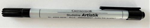 Cretacolor Studioline Artistic Permanent Marker 0.3 mm, black
