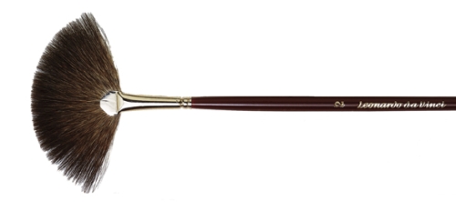 Da Vinci Fehhaar Fan Brush | Series 407, Size 3