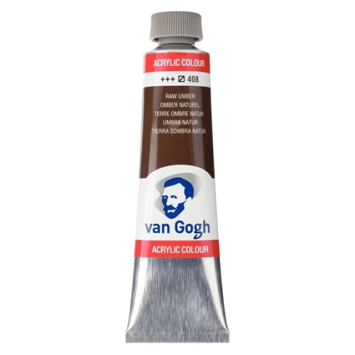 Talens Van Gogh Acrylic Paint Tube 40 ml Umbra Nature 408 (g.P. 1L=97,50€)