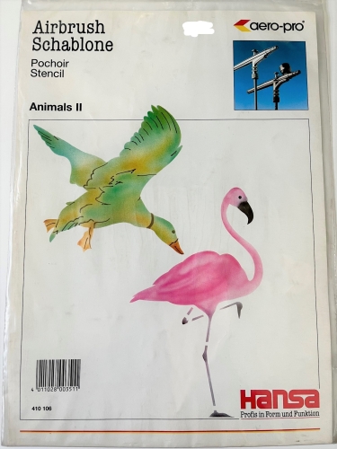 Hansa Aero- Pro Airbrush- Schablone "Animals II"