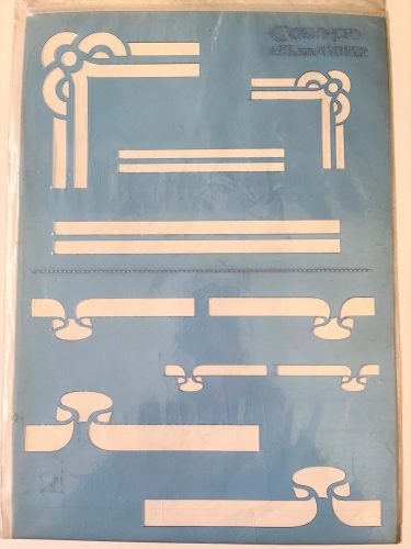 Preview: Hansa Aero- Pro Airbrush- Schablone "Deco I"