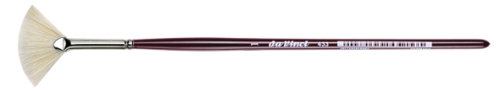 Bristle fan brush series 433 with short bristles size 1