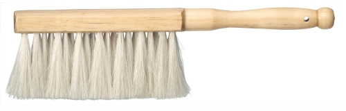 AMI table broom/ drawing brush with white goat hair