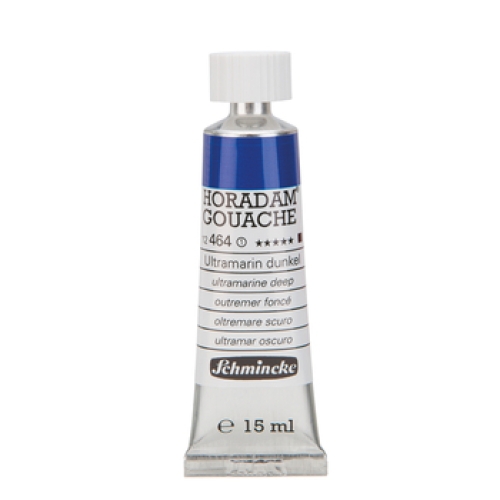Schmincke Horadam Gouache 15ml Ultramarine dark 464 Series 1 (g.P. 1L=400€)