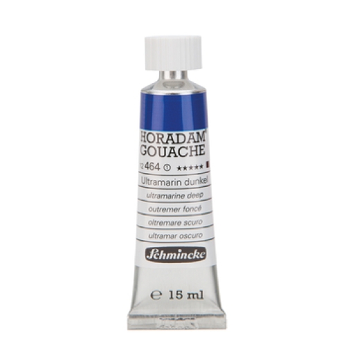 Schmincke Horadam Gouache 15ml Ultramarin dunkel 464 Serie 1 (g.P. 1L=400€)