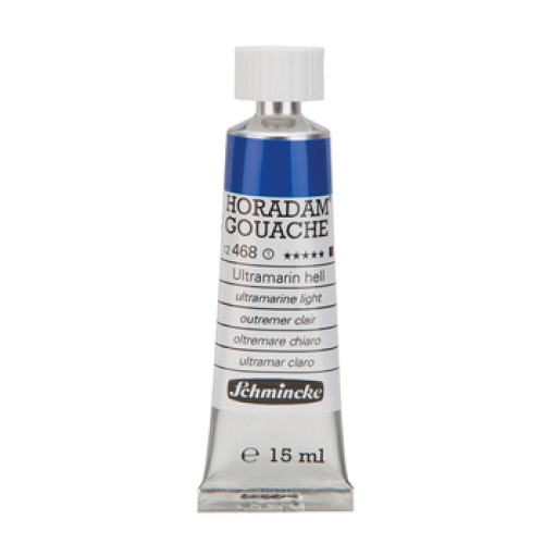 Schmincke Horadam Gouache 15ml Ultramarin hell 468 Serie 1(g.P. 1L=400€)