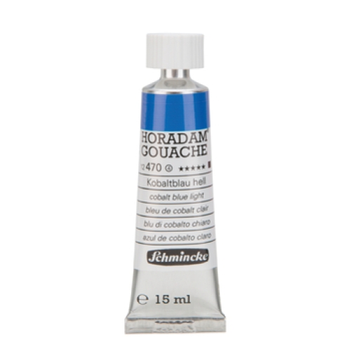 Schmincke Horadam Gouache 15ml Kobaltblau hell 470 Serie 4 (g.P. 1L=813,33€)