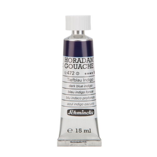 Schmincke Horadam Gouache 15ml Deep Blue Indigo 472 Series 3 (g.P. 1L=663,33€)