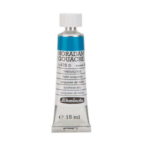 Schmincke Horadam Gouache 15ml Heliotürkis 478 Serie 1 (g.P. 1L=400€)