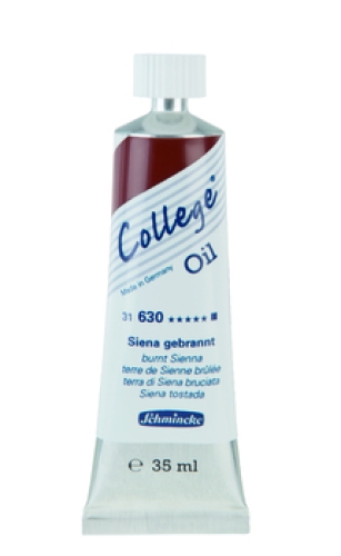 Schmincke College Oil Color Siena burnt 35ml tube (g.P.1L=117,14€)