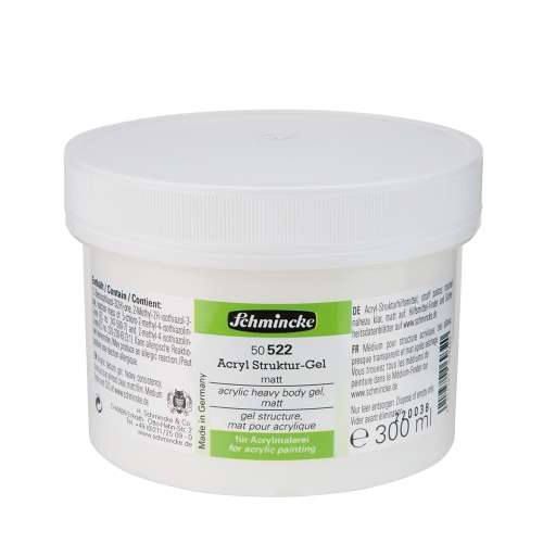 Acryl heavy body gel mat 250 ml (g.P. 1L=56€)