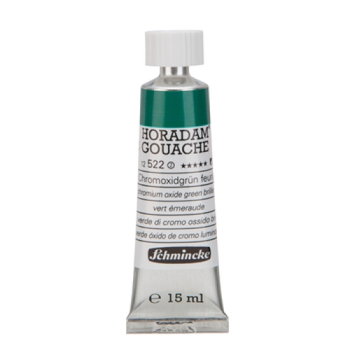 Schmincke Horadam Gouache 15ml Chromoxidgrün feurig 522 Serie 2 (g.P. 1L=530€)