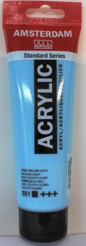 Amsterdam acrylic 120 ml (100ml=3,92€) 551 himmelblau hell