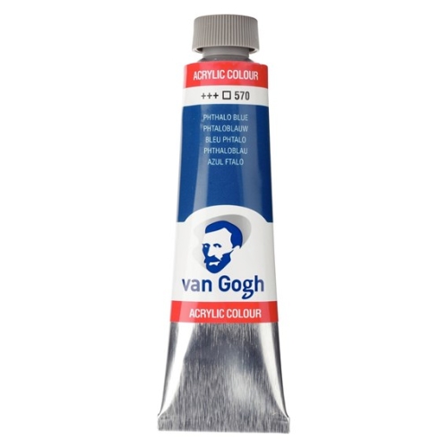 Talens Van Gogh Acrylfarbe Tube 40 ml Phthaloblau 570 (g.P. 1L= 97,50€)