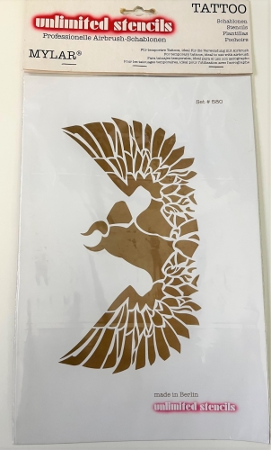 Mylar Airbrush Stencil "Tattoo" Set #580