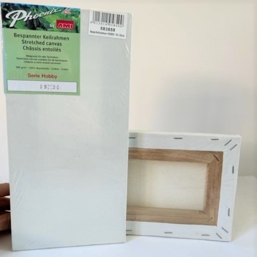 AMi covered stretcher frame series Hobby 15x30x4 cm