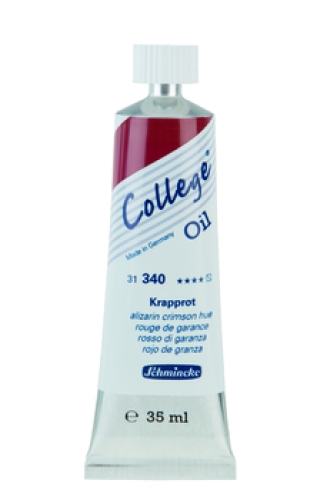 Schmincke College Oil Color Madder Red 35ml tube (g.P. 1L= 117,14€)