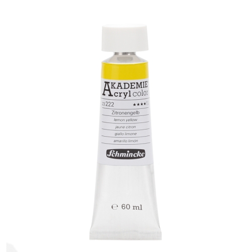 Akademie Acryl Serie 23 zitronengelb 60 ml (g.P. 1L= 68,33€)