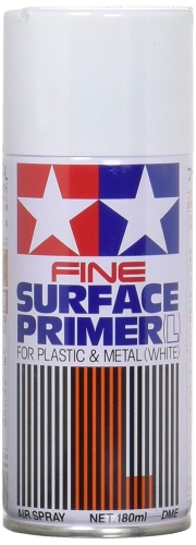 Tamiya Primer Spray/ Surface Primer Liquide Pl./Met. gray, 100ml (g.p. 1L= 138€)