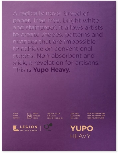 Yupo marker paper, white 27,94x35,56cm (10 sheets)