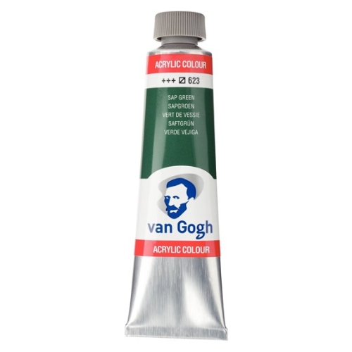 Talens Van Gogh Acrylfarbe Tube 40 ml Saftgrün 623 (g.P. 1L= 97,50€)