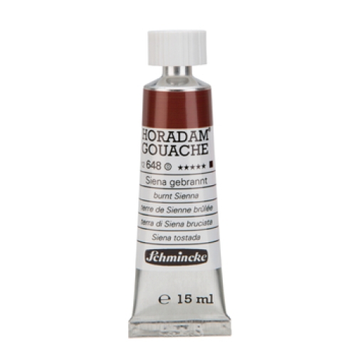 Schmincke Horadam Gouache 15ml Siena gebrannt 648 Serie 0 (g.P. 1L=400€)