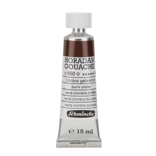 Schmincke Horadam Gouache 15ml Umbra gebrannt  650 Serie 0 (g.P. 1L=400€)