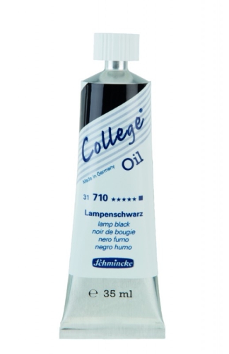 Schmincke College Oil Color Lamp Black 35ml tube (g.P. 1L= 117,14€)